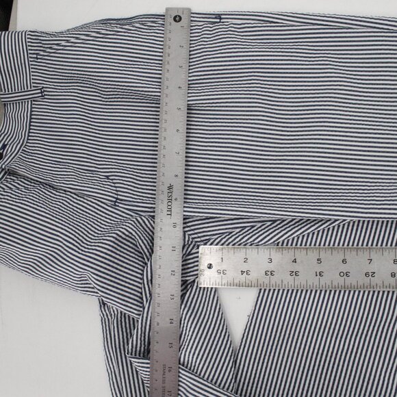 Malbon Golf x Nike Pant Mens 30 Dri-FIT UV Chino Striped Straight Leg Mid Rise - Picture 8 of 15